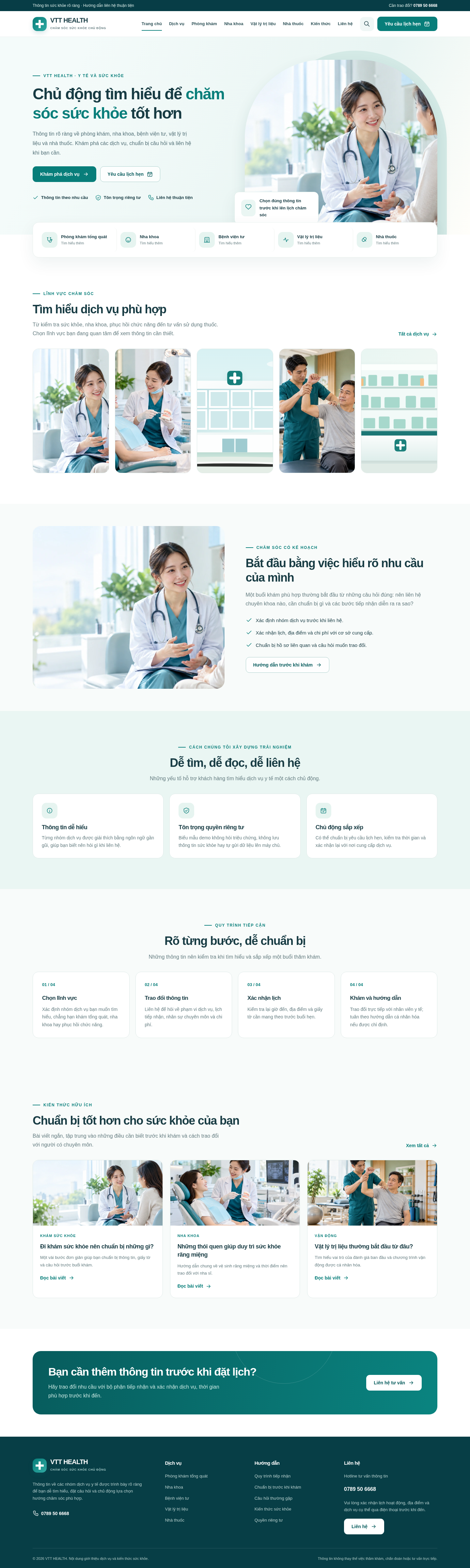 Ảnh chụp giao diện Y tế & Sức khỏe